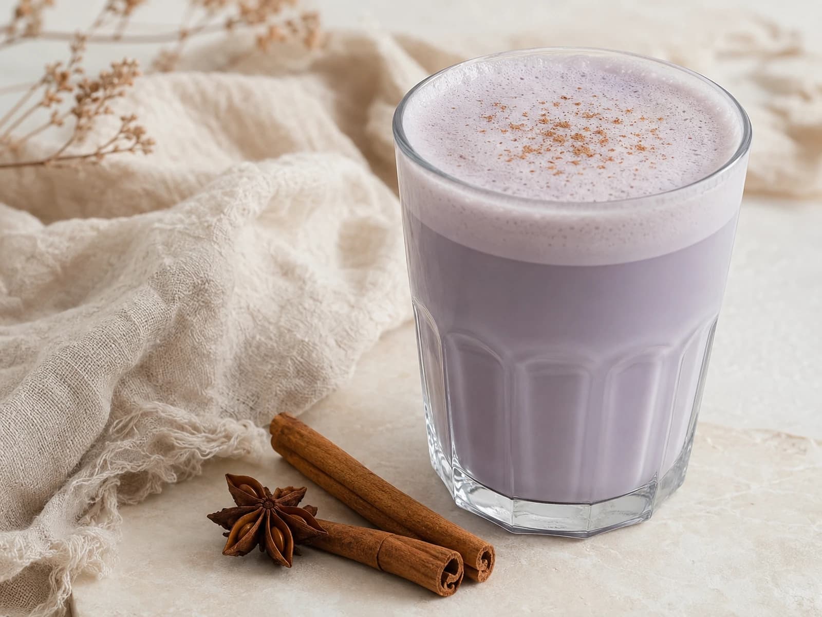 Ube Chai Latte
