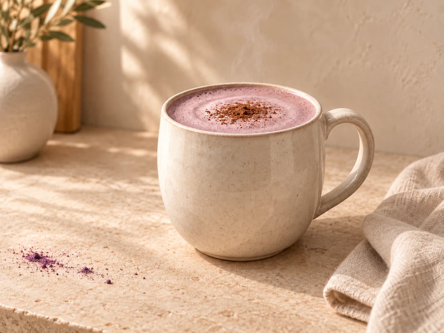 Ube Hot Chocolate