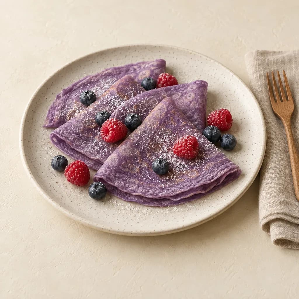 Ube-Crêpes