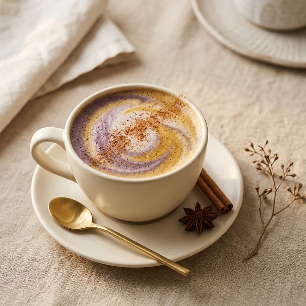 Golden Ube Latte