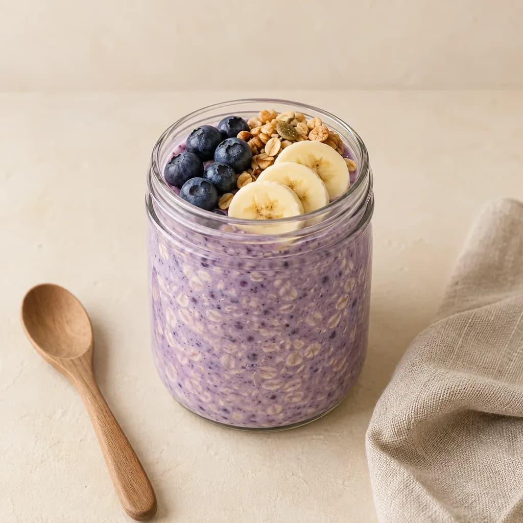 Ube Overnight Oats