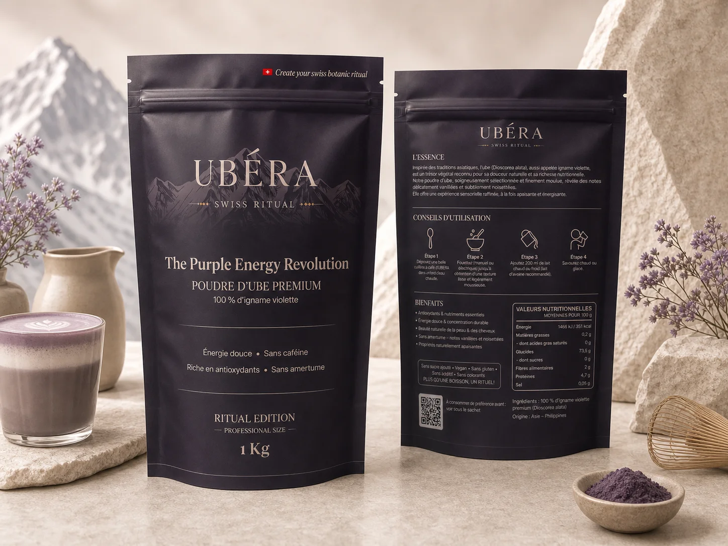 UBÉRA Latte — Professional Size 1kg
